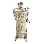 Ваза фарфоровая с птицей на бронзовой ветке Garden of Eden варинант исполнения - 4 | Loft Concept в Санкт-петербурге