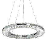 Люстра круглая с прозрачной хрустальной рамкой Maude Crystal Light варинант исполнения - 1 | Loft Concept в Санкт-петербурге