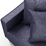 Мебельная ткань Шенилл синий цвет 138 см T4-33 варинант исполнения - 2 | Loft Concept в Санкт-петербурге