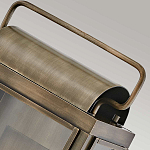 Настенный фонарь прямоугольной формы цвета состаренная латунь с двумя лампами Hinkley варинант исполнения - 4 | Loft Concept в Санкт-петербурге