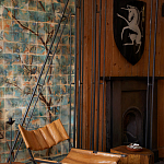 Обои ручная роспись Braganza Standard colourway on dyed paper варинант исполнения - 2 | Loft Concept в Санкт-петербурге