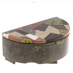 Шкатулка с зеркалом из натуральных камней Stone Casket варинант исполнения - 2 | Loft Concept в Санкт-петербурге