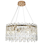 Круглая люстра с хрустальными подвесками Roul Crystal Round Chandelier варинант исполнения - 4 | Loft Concept в Санкт-петербурге