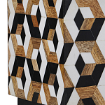 Настольная лампа с фигурным узором и трапециевидным абажуром Сonundrum варинант исполнения - 1 | Loft Concept в Санкт-петербурге