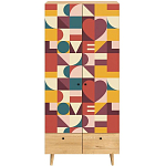 Шкаф с принтом The rebus of love варинант исполнения - 2 | Loft Concept в Санкт-петербурге