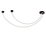 Подвесной светильник с двойными световыми дугами  Luke Lampco Tracer Lamp варинант исполнения - 1 | Loft Concept в Санкт-петербурге