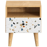 Прикроватная тумба с изображением на ящике Elise Nightstand варинант исполнения - 14 | Loft Concept в Санкт-петербурге