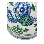 Ваза фигурная с сине-зелеными узорами распустившихся цветов Blossoming Spring варинант исполнения - 3 | Loft Concept в Санкт-петербурге