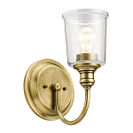 Бра с прозрачным стеклянным абажуром в форме цилиндра Kichler варинант исполнения - 12 | Loft Concept в Санкт-петербурге