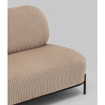 Диван Стоун велюр рельефный бежевый варинант исполнения - 3 | Loft Concept в Санкт-петербурге