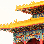 Храм Конфуция Тайвань миниатюра для интерьера в китайском стиле варинант исполнения - 1 | Loft Concept в Санкт-петербурге