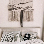 Панно Современный Гобелен ручная работа Туманное Утро варинант исполнения - 4 | Loft Concept в Санкт-петербурге