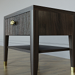 Прикроватная тумбочка с ящиком Elsa Dreams Walnut варинант исполнения - 3 | Loft Concept в Санкт-петербурге