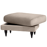 Мягкий пуф на деревянных ножках Garner Pouf варинант исполнения - 4 | Loft Concept в Санкт-петербурге