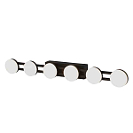 Бра с 6-ю круглыми плафонами на черном основании Maxine Light варинант исполнения - 1 | Loft Concept в Санкт-петербурге