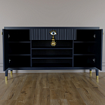 Комод-буфет Elsa Dreams Blue с открытыми полками   варинант исполнения - 3 | Loft Concept в Санкт-петербурге