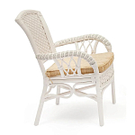 Комплект обеденный из ротанга Eloise white варинант исполнения - 2 | Loft Concept в Санкт-петербурге