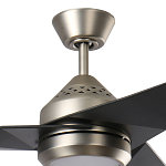 Люстра с вентилятором с черными лопастями Kichler варинант исполнения - 2 | Loft Concept в Санкт-петербурге