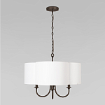 Люстра с белым текстильным абажуром Vitorino  варинант исполнения - 2 | Loft Concept в Санкт-петербурге