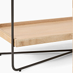 Консоль деревянной столешницей и полкой Wooden Table Top and Shelf варинант исполнения - 3 | Loft Concept в Санкт-петербурге