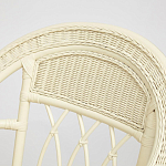 Комплект уличной мебели из ротанга Clara белый варинант исполнения - 4 | Loft Concept в Санкт-петербурге