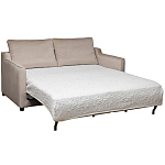 Диван двухместный раскладной светло-серый с кантом Pride варинант исполнения - 3 | Loft Concept в Санкт-петербурге