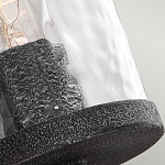 Бра с цилиндрическим плафоном из прозрачного рифленого стекла Feiss варинант исполнения - 4 | Loft Concept в Санкт-петербурге