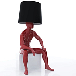 Лампа MALE MANNEQUIN LAMP с абажуром варинант исполнения - 1 | Loft Concept в Санкт-петербурге