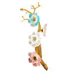 Бра с цветочным декором Miscellaneous herbs варинант исполнения - 2 | Loft Concept в Санкт-петербурге