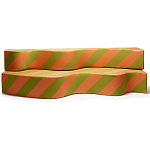 Дизайнерский модульный диван волнистой формы с цветным принтом Poltronova Superonda Sofa варинант исполнения - 4 | Loft Concept в Санкт-петербурге