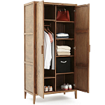 Шкаф из массива сосны с орнаментом "Ёлочка" Geometric Ornament варинант исполнения - 4 | Loft Concept в Санкт-петербурге