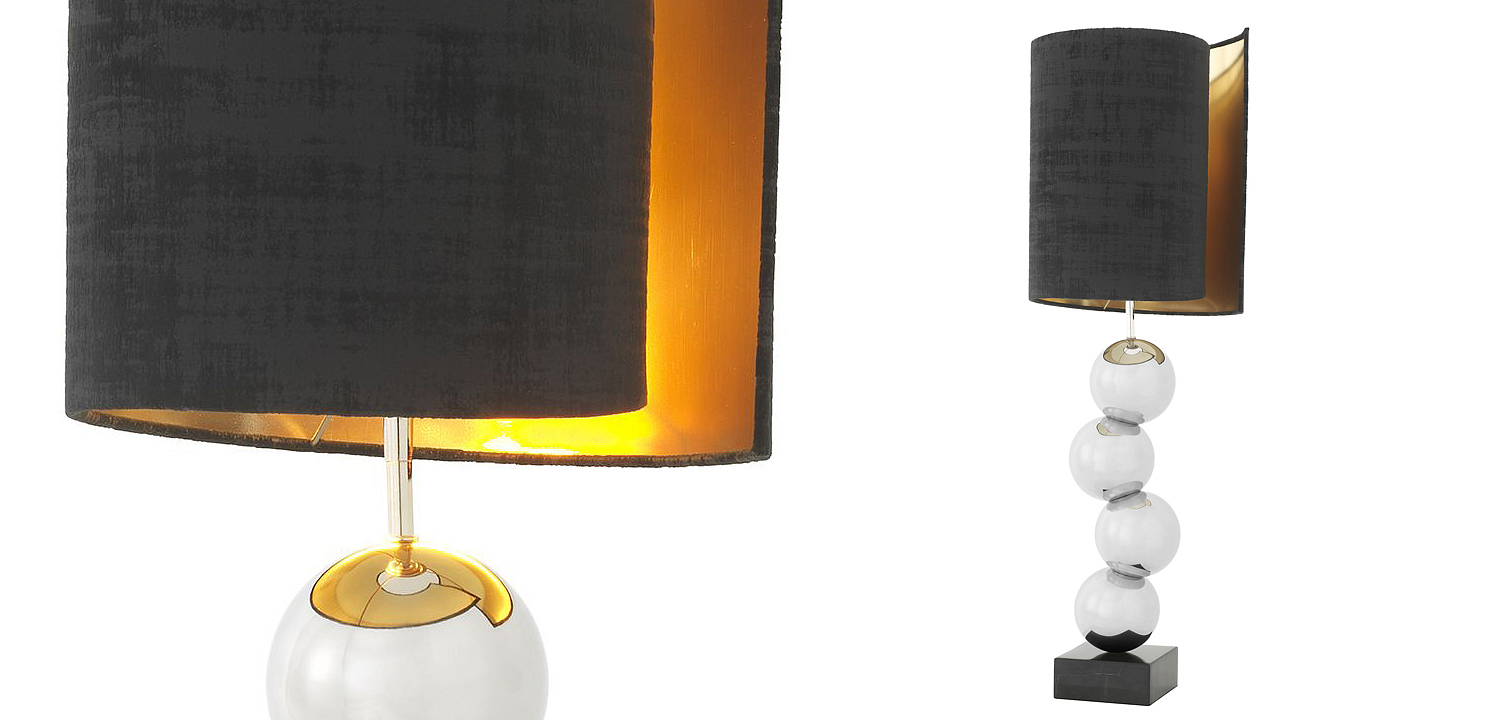 Настольная лампа Eichholtz Table Lamp Aerion Nickel Настольная лампа Eichholtz Table Lamp Aerion Nickel - Loft-Concept в Санкт-петербурге