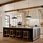 Подвесной светильник с широким куполообразным плафоном Kichler варинант исполнения - 7 | Loft Concept в Санкт-петербурге