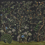 Обои ручная роспись St Laurent Casino metallic silk варинант исполнения - 1 | Loft Concept в Санкт-петербурге