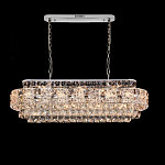 Люстра овальной формы хрустальная в неоклассическом стиле Majesty варинант исполнения - 4 | Loft Concept в Санкт-петербурге