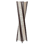 Торшер из перламутра на металлическом каркасе Indonesian Wave варинант исполнения - 1 | Loft Concept в Санкт-петербурге