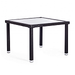 Обеденный комплект из искуственного ротанга Vintara черный варинант исполнения - 11 | Loft Concept в Санкт-петербурге