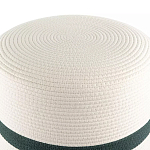 Пуф с плетеной светло-бежевой обивкой Serene Holidays варинант исполнения - 2 | Loft Concept в Санкт-петербурге