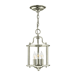 Подвесной светильник с прозрачным стеклянным цилиндрическим плафоном в классическом стиле на цепи Hinkley варинант исполнения - 21 | Loft Concept в Санкт-петербурге
