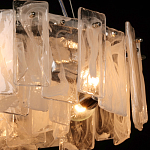 Люстра круглая с подвесными прямоугольными пластинами из стекла Glacier Panels варинант исполнения - 5 | Loft Concept в Санкт-петербурге