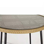 Барный столик с круглой плетеной столешницей Wicker Table Top варинант исполнения - 5 | Loft Concept в Санкт-петербурге