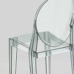 Прозрачный стул с серым оттенком LOUIS GHOST CHAIR варинант исполнения - 6 | Loft Concept в Санкт-петербурге