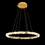 Люстра в форме кольца с золотым декором Warm Heavenly Light варинант исполнения - 9 | Loft Concept в Санкт-петербурге