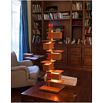 Торшер с каркасом из множества полок Links варинант исполнения - 4 | Loft Concept в Санкт-петербурге