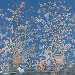 Обои ручная роспись Houghton Canton Blue варинант исполнения - 2 | Loft Concept в Санкт-петербурге