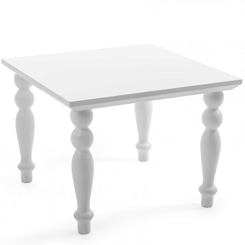 Журнальный стол Seletti Heritage Coffee Table Square white Белый в Санкт-петербурге | Loft Concept 