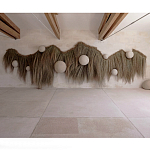 Большая дизайнерская Инсталляция из соломы RAFFIA Installation  варинант исполнения - 7 | Loft Concept в Санкт-петербурге