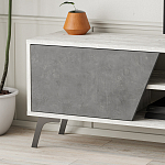 ТВ-тумба с 3-мя дверцами и полками Grey Albe TV Stand варинант исполнения - 5 | Loft Concept в Санкт-петербурге