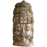 Арт-объект на стену Маска из массива акации Acacia Mask варинант исполнения - 3 | Loft Concept в Санкт-петербурге