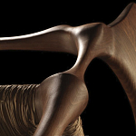 Стул из Ореха с плетеным сидением Kronos Dining Chair Brown варинант исполнения - 2 | Loft Concept в Санкт-петербурге